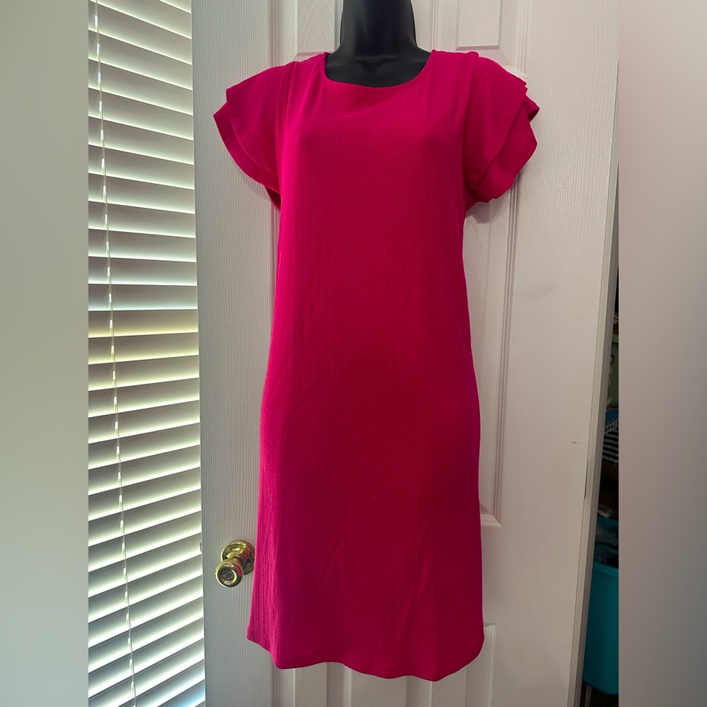 Bright pink Zenana dress size medium